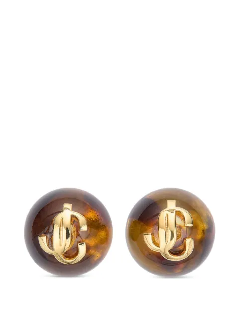 Jimmy Choo Beads logo earrings Gold BEADSEARRINGSHBE