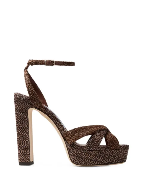 Jimmy Choo Kove 120 sandals Brown KOVE120FNR