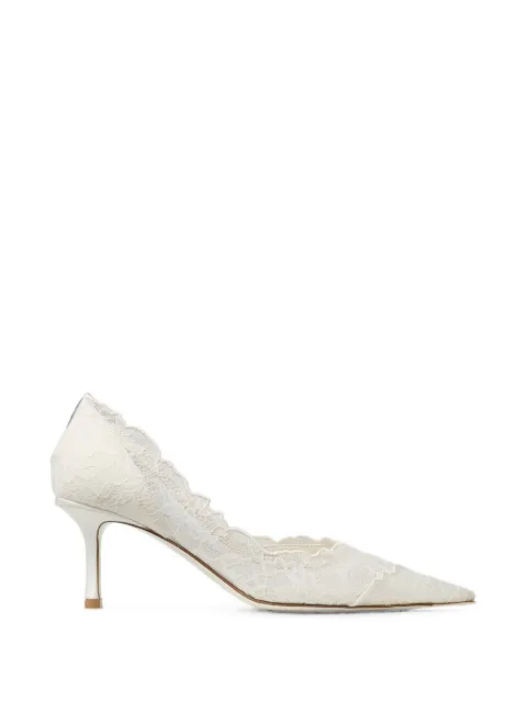 Jimmy Choo Faiz pumps 65 Ivory Jimmy Choo lace Neutrals FAIZPUMP65HBV