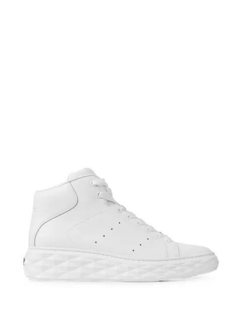 Jimmy Choo Diamond Maxi Hi sneakers White DIAMONDMAXIHIMSQM