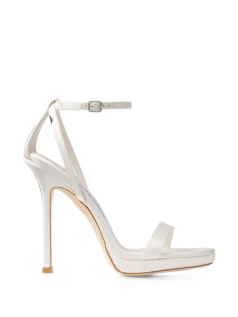 Jimmy Choo Moza 120 strap sandals White MOZAPF120TCU