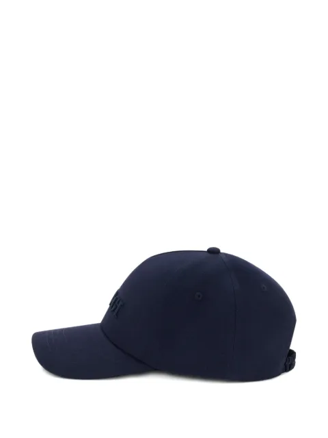 Boggi Milano baseball cap with visor and embroidery in cotton Blue BO26P022103