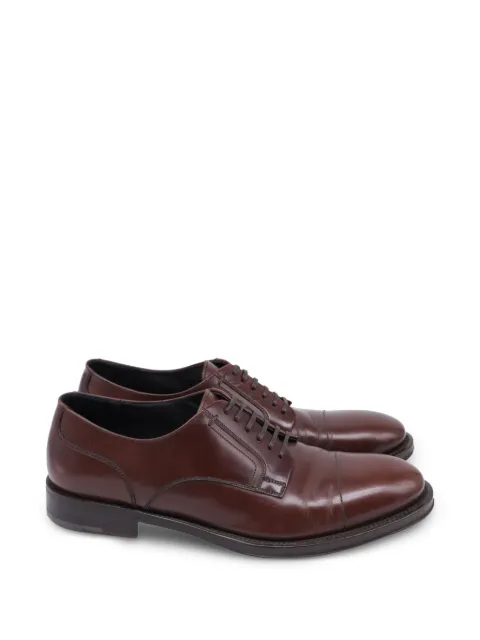 Ferragamo Pre-Owned cap-toe derby shoes Brown RFCPUUSSH718160M