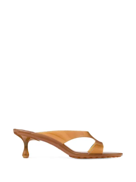 Jimmy Choo Jelly Drop 50 amber jelly sandals Orange JELLYDROP50TPZ