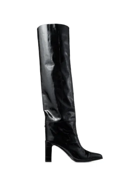 Jimmy Choo Caly over the knee 85 boots Black CALYOTK85NKT