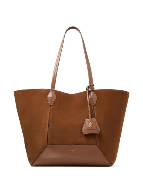 Jimmy Choo Diamond medium tan suede tote bag Brown DIAMONDTOTEMSUE