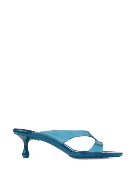 Jimmy Choo Jelly Drop 50 light lagoon jelly sandals Blue JELLYDROP50TPZ