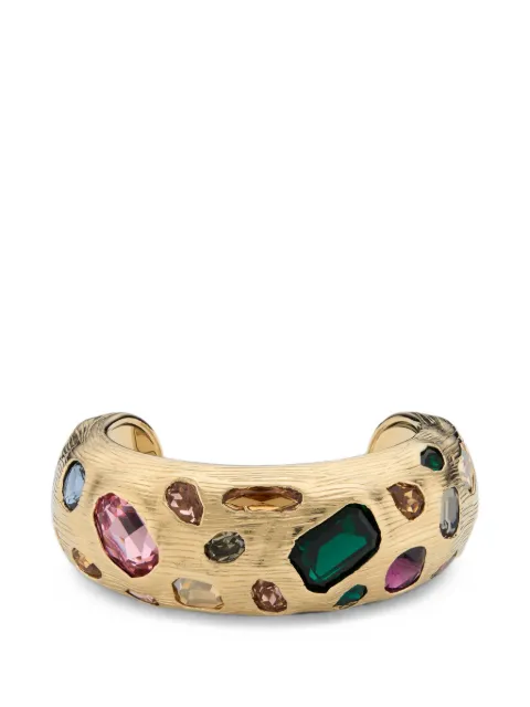Jimmy Choo stones maxi bracelet Gold STONESMAXIBANGLEFNU