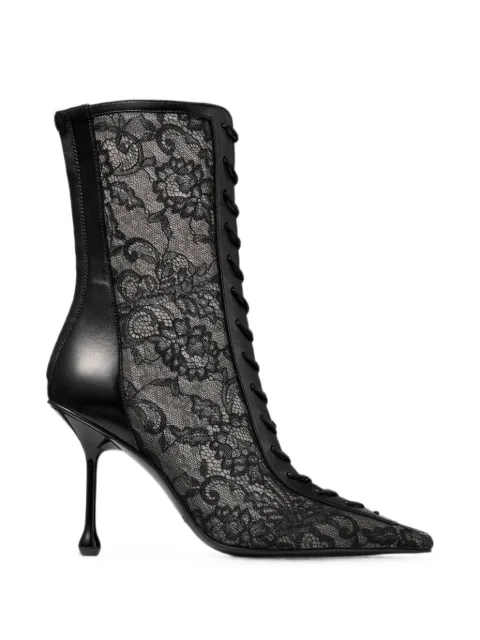 Jimmy Choo Scarlett ankle boots 95 Black SCARLETTAB95GNW