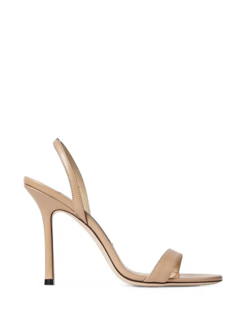 Jimmy Choo Jenn 100 strap sandals Neutrals JENN100NAP