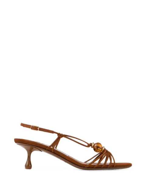 Jimmy Choo Lova 50 heeled sandals Brown LOVA50IPV