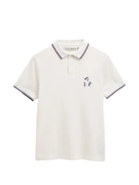 Barbour x Paul Smith Lure polo shirt White MML1555