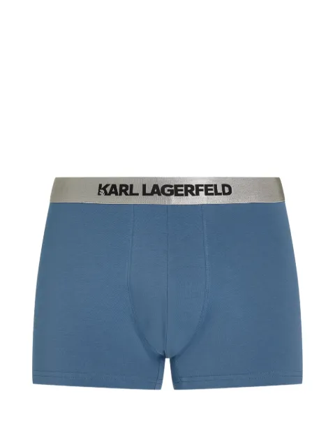 Karl Lagerfeld logo-waistband boxers (set of three) Blue A1M47020B28