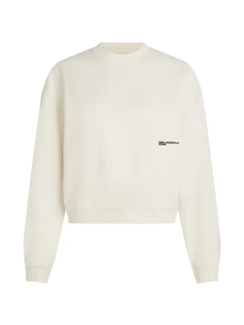 Karl Lagerfeld Jeans Karlism boxy hoodie Neutrals B3W200122OO