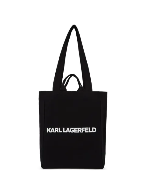 Karl Lagerfeld logo-print tote bag Black B2M50101999