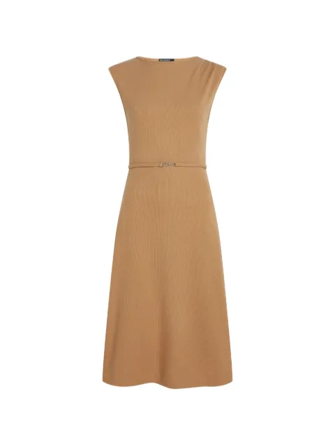 Karl Lagerfeld belted sleeveless jersey dress Neutrals B3W130301LG