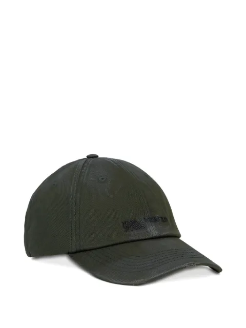 Karl Lagerfeld Jeans logo-embroidered cap Green B3M33071
