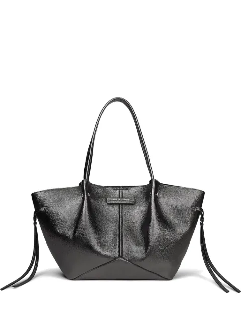 Karl Lagerfeld K/Pierced metallic tote bag Grey B3W30326979