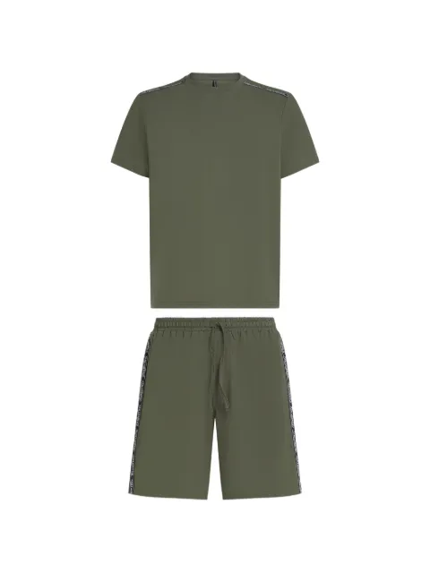 Karl Lagerfeld logo tape pajama set Green B3M45003158