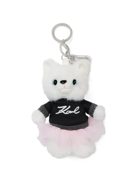 Karl Lagerfeld Ikon Choupette plush keyring White B3W50013100