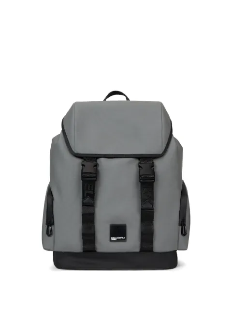 Karl Lagerfeld Jeans Venture buckle-strap backpack Grey B3M30213