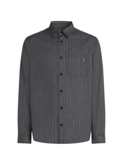 Karl Lagerfeld pinstripe-pattern shirt Grey B3M16017284