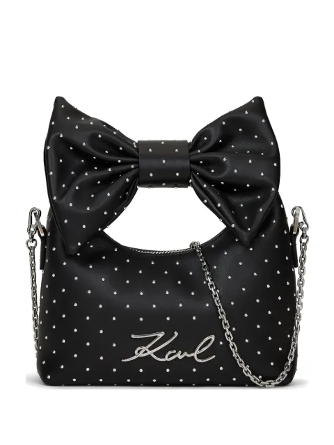 Karl Lagerfeld K/Soiree bow crossbody bag Black B3W301111RC