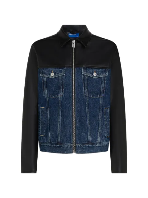 Karl Lagerfeld Jeans panelled denim jacket Black B3M140242AT
