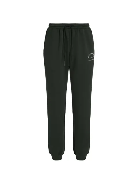 Karl Lagerfeld Rue St-Guillaume logo-print track pants Green B3M44002158