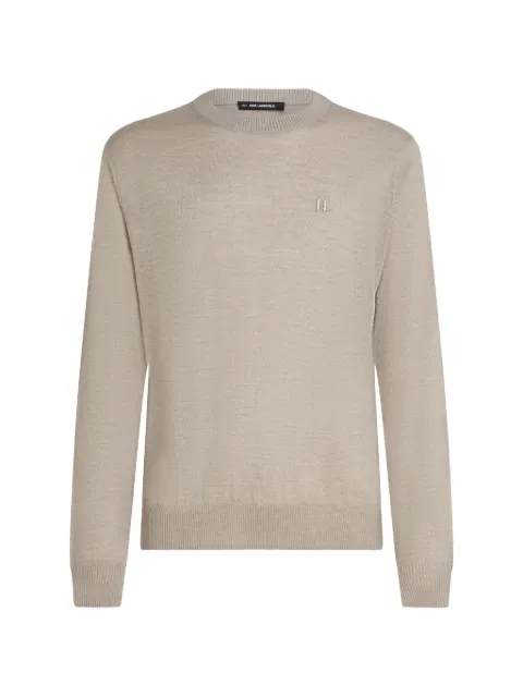 Karl Lagerfeld merino wool sweater Neutrals B3M18033B76