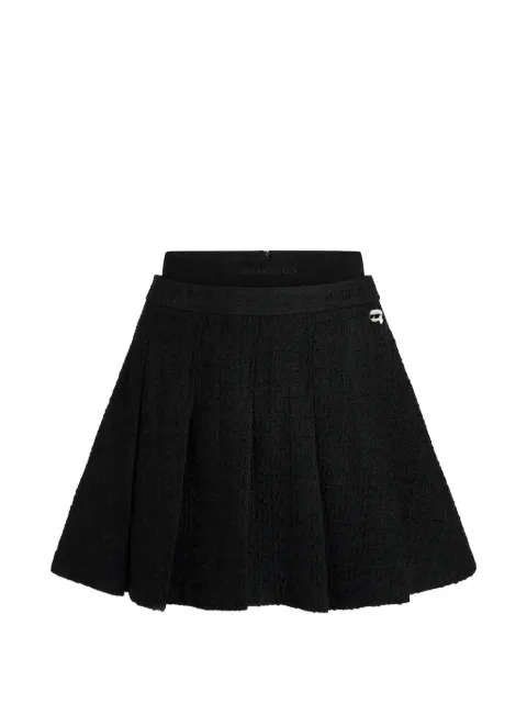 Karl Lagerfeld pleated mini skirt Black B3W12021999