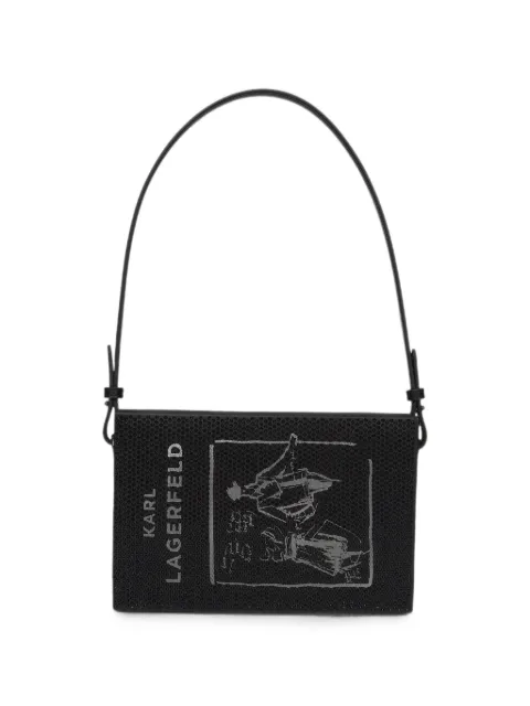 Karl Lagerfeld K/Soiree book minaudière bag Black B3W301101RC