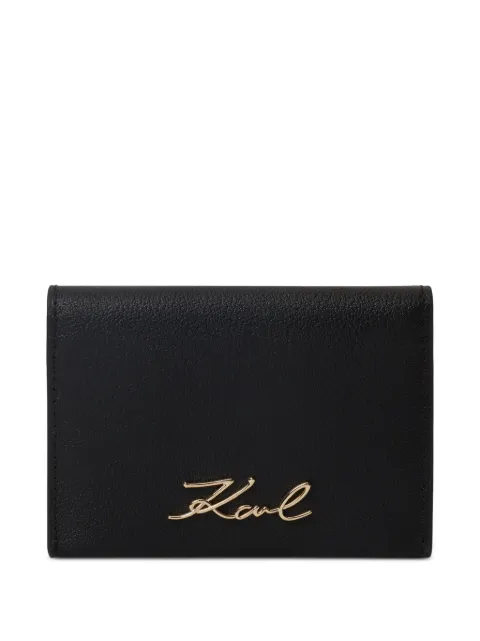 Karl Lagerfeld Signature bifold cardholder Black B3W32001992