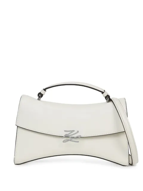 Karl Lagerfeld K/Autograph Twist top handle bag White B3W30270110