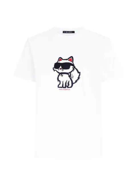Karl Lagerfeld Ikon Choupette T-shirt White A1W17128100