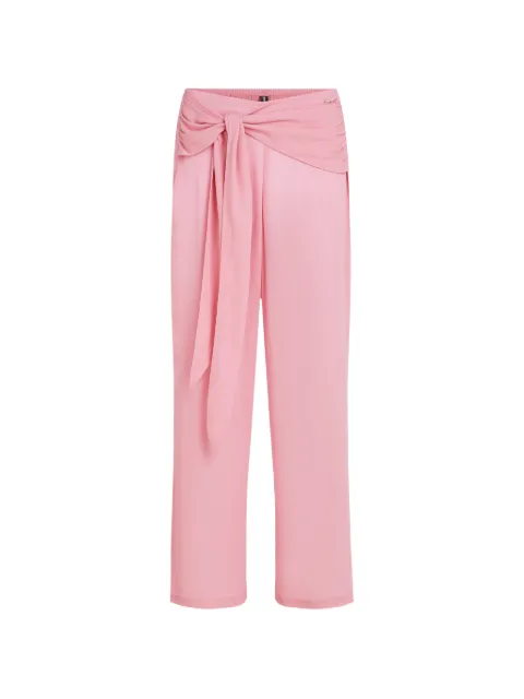 Karl Lagerfeld waist-tie beach pants Pink B3W460341VJ