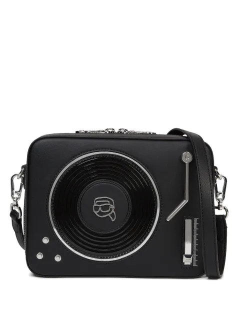 Karl Lagerfeld Ikon record player crossbody bag Black B3W30146999