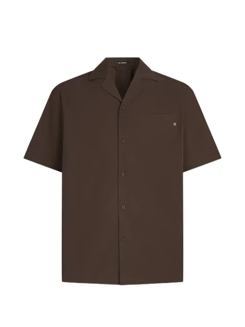 Karl Lagerfeld short-sleeve shirt Brown B3M160202EP