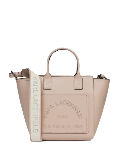 Karl Lagerfeld K/Daily perforated logo tote bag Pink B3W30093108