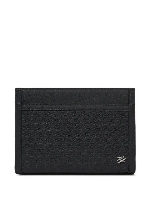 Karl Lagerfeld K/Autograph panel pouch Black B3M32068999