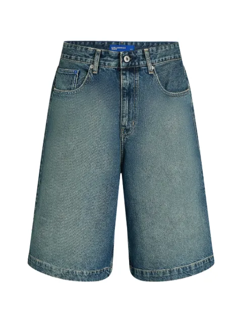 Karl Lagerfeld Jeans baggy washed denim shorts Blue B3M100011NB