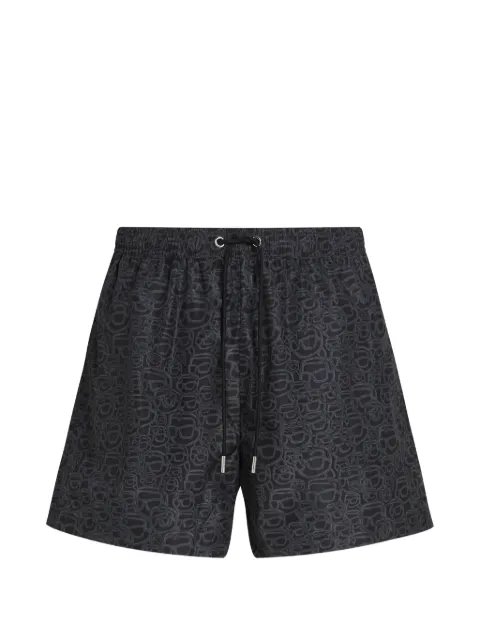 Karl Lagerfeld Ikon all-over-print short boardshorts Black B3M46003B59