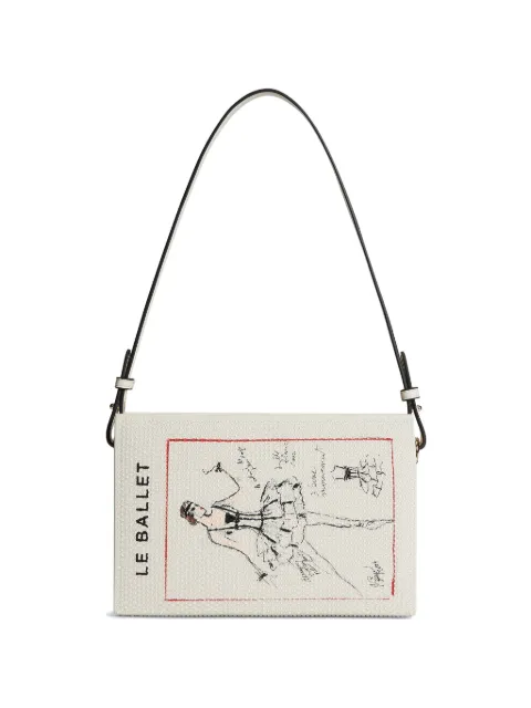 Karl Lagerfeld K/Soiree book-print clutch bags Neutrals B3W30241B60