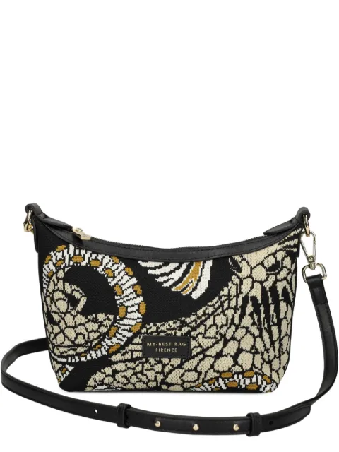 MY BEST BAG print shoulder bag Black 2018