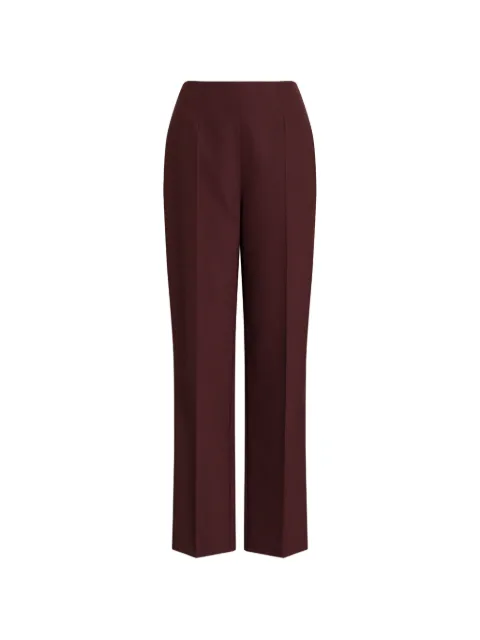 Alberta Ferretti pleat-detail trousers Red AEF262U03016635