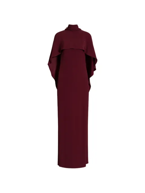 Alberta Ferretti high-neck maxi dress Red AEF262U04086627
