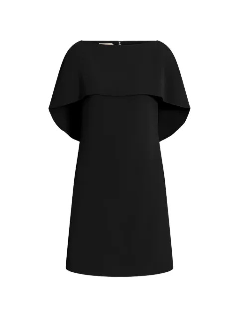 Alberta Ferretti cape-overlay mini dress Black AEF262U04096634