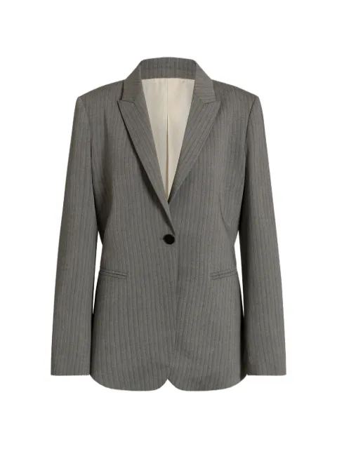 Alberta Ferretti pinstripe single-breasted blazer Grey AEF262U05096639