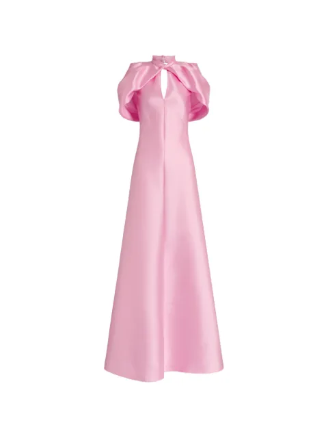 Alberta Ferretti twist-detail maxi dress Pink AEF262U04496628