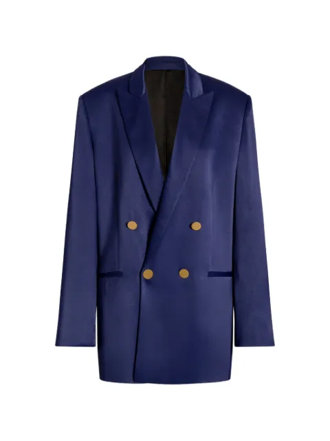 Alberta Ferretti double-breasted blazer Blue AEF262U05056627